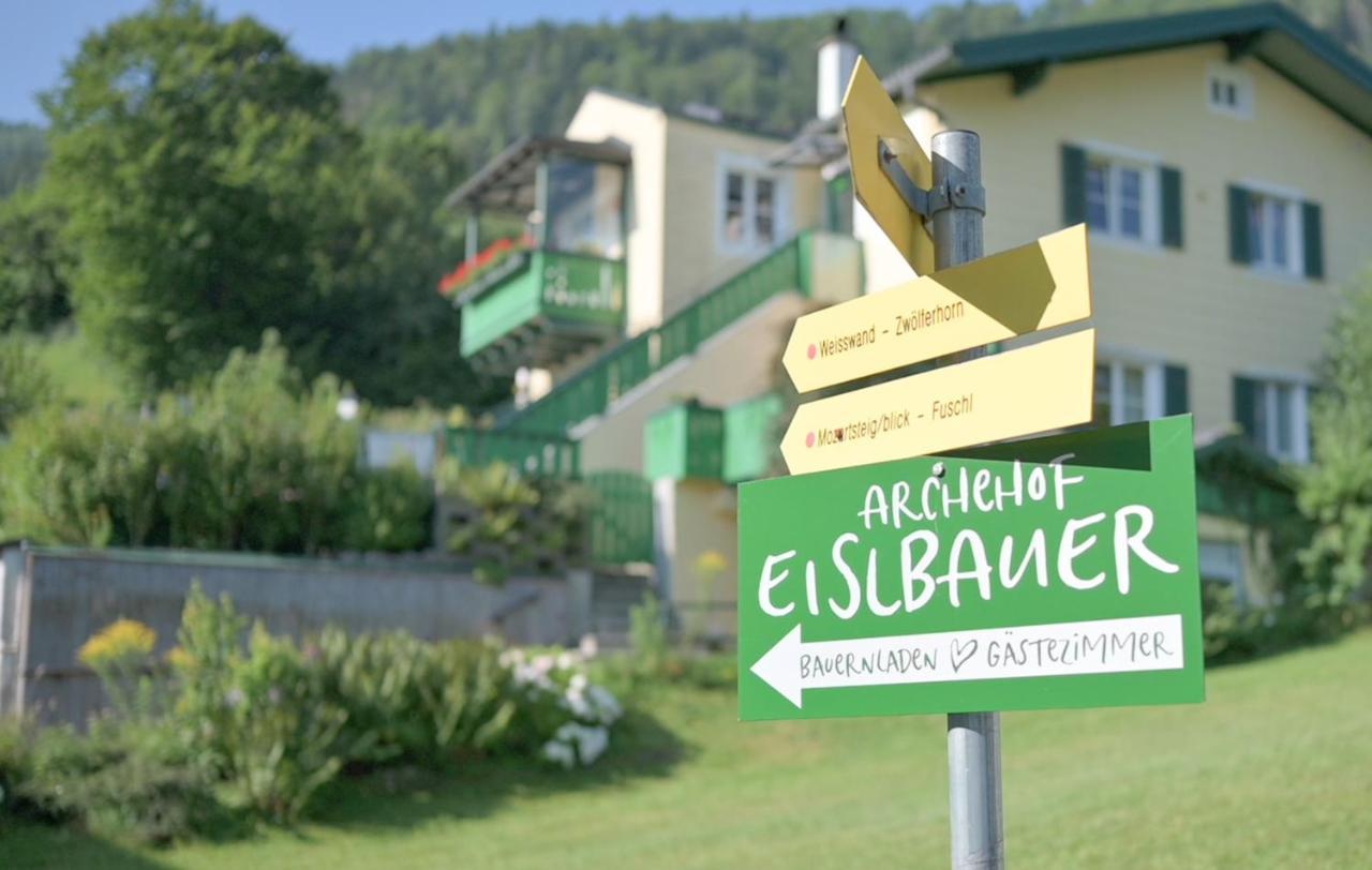 Archehof Eislbauer - Bauernhof Fuer Die Seele! Villa Sankt Gilgen Eksteriør bilde